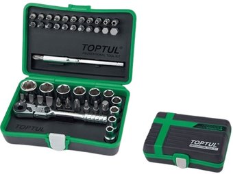 Набор трещотка с головками и битами Toptul GADW4501 (45 предметов) – изображение в каталоге