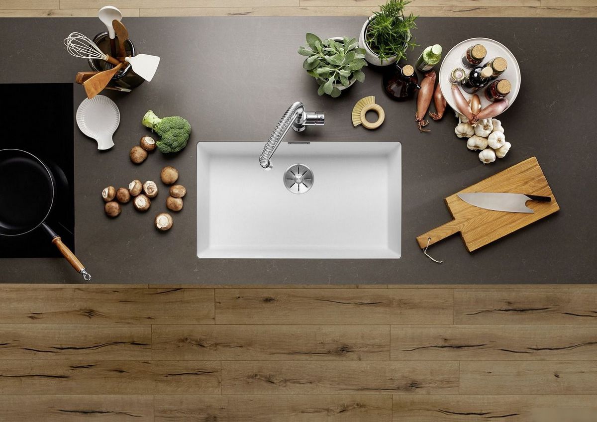 Кухонная мойка Blanco Subline 700-U Coloured Components 527809 (трюфель) - фото товара