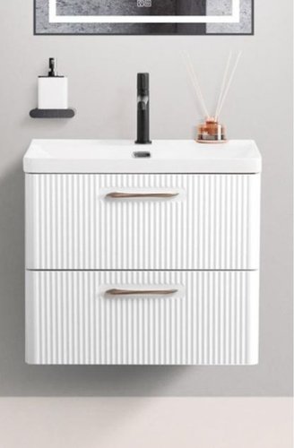 BelBagno Тумба под умывальник Lucido DUE-600-2C-SO-BL-P-FH – изображение в каталоге