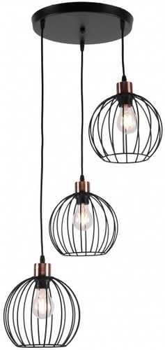 Подвесная люстра Imex MD.0229-3-P BK – изображение в каталоге