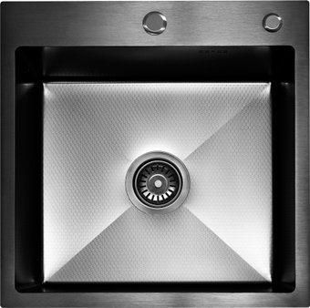 Кухонная мойка Blantek FS-5050HN Honeycomb Nano black ECO (+501F40-B) - изображение в каталоге