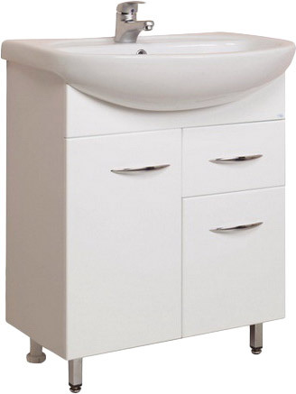 Onika Тумба под умывальник Стелла 65.12 (белый) [106503] – изображение в каталоге