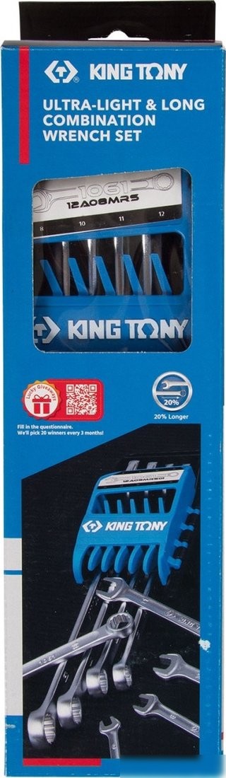 Набор ключей King Tony 12A08MRS (8 предметов) – фото товара