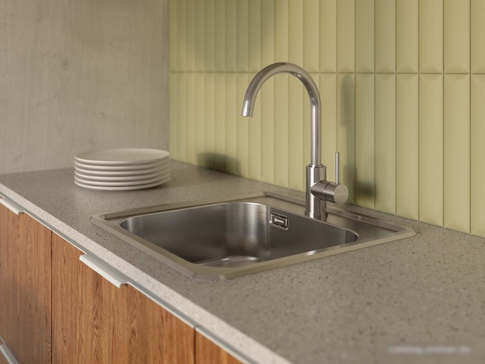 Кухонная мойка Omoikiri Notoro 48-SI Matt (серебристый матовый) - фото товара