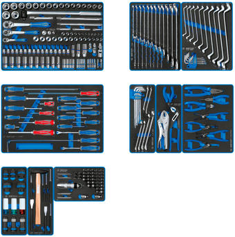 Универсальный набор инструментов King Tony Drive 934-251MRVD (251 предмет) – изображение в каталоге