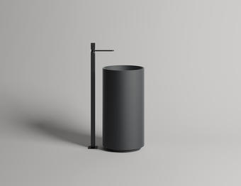 Умывальник Salini Armonia 01 130111SM (черный) - изображение в каталоге
