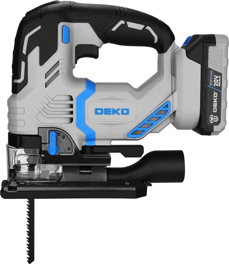 Электролобзик Deko DKJS20 PRO 083-1125 (с 2-мя АКБ, кейс) – фото товара