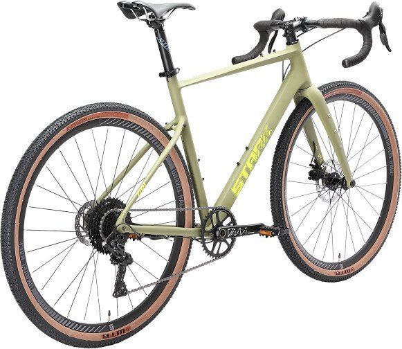 Велосипед Stark GRL 700.5 D M 2025 HQ-0020123 (хаки матовый/лимонный, разобранный) – фото товара