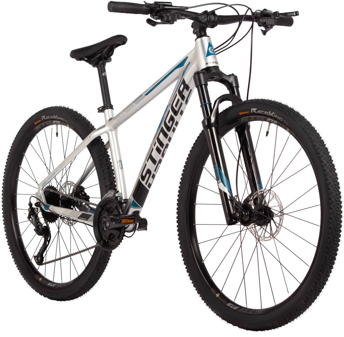 Велосипед Stinger STD 27.5 р.16 2025 (серебристый) – фото товара