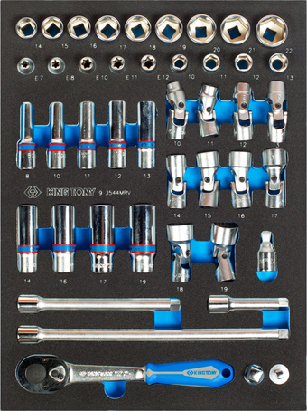Универсальный набор инструментов King Tony 9-3544MRV (44 предмета) – изображение в каталоге