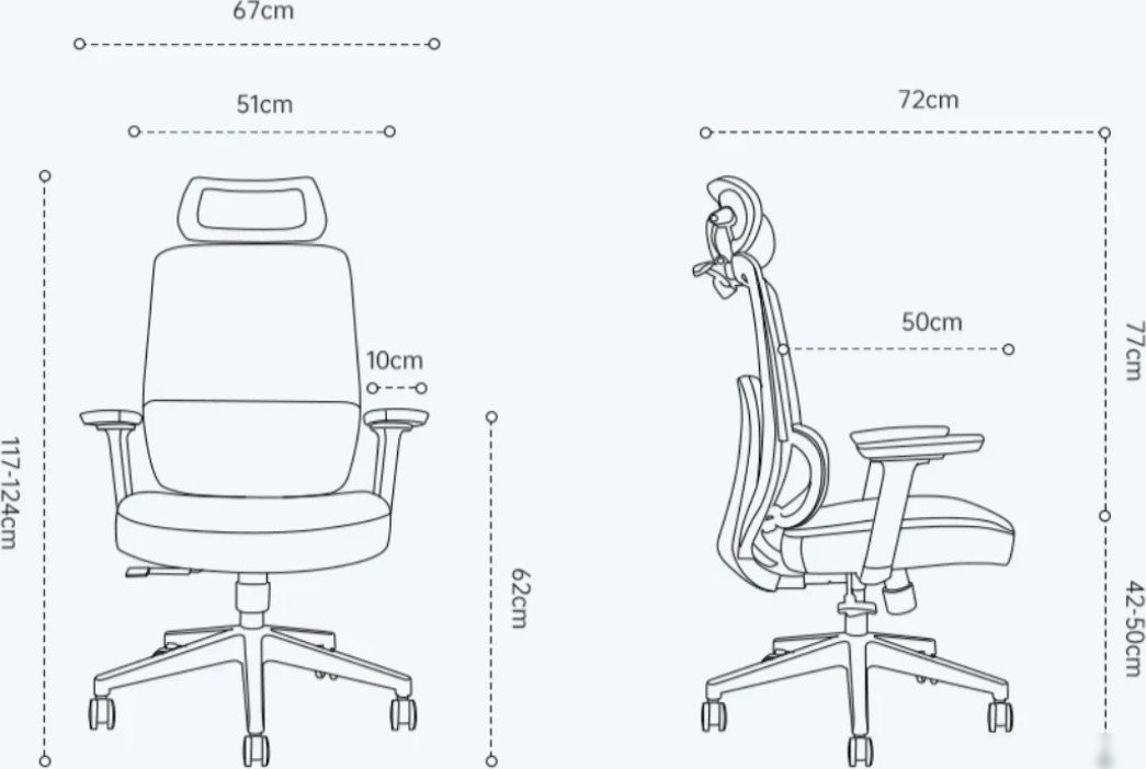 Офисное кресло SitUp Carbon White Chrome (сетка Grey/Grey) – фото товара