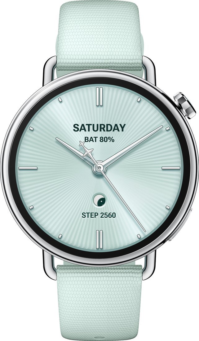 Умные часы Xiaomi Watch S4 41mm (мятный зеленый, международная версия) – фото товара