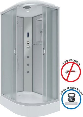 Душевой уголок Niagara NG-3312-14LF 120x80x215 (матовое стекло) - изображение в каталоге