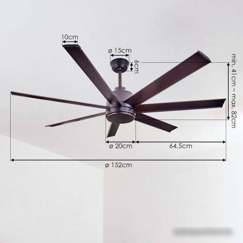 Светильник с вентилятором Eglo Azar 60 35019 – фото товара