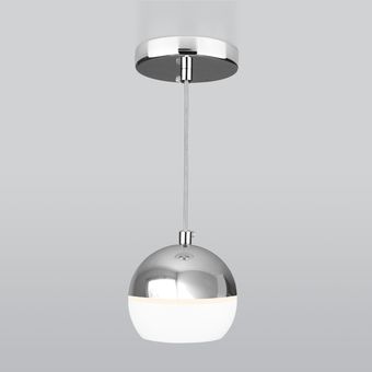 Подвесная люстра Elektrostandard DLS023 9W 4200K (белый/хром) – изображение в каталоге