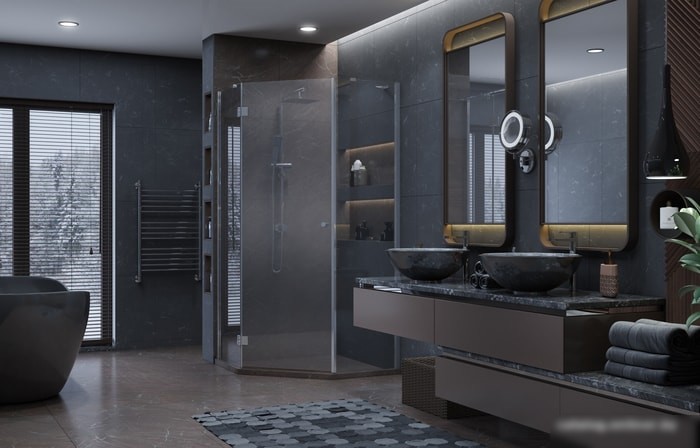 Душевой уголок Ambassador Diamond 12011111L 90х90 - фото товара