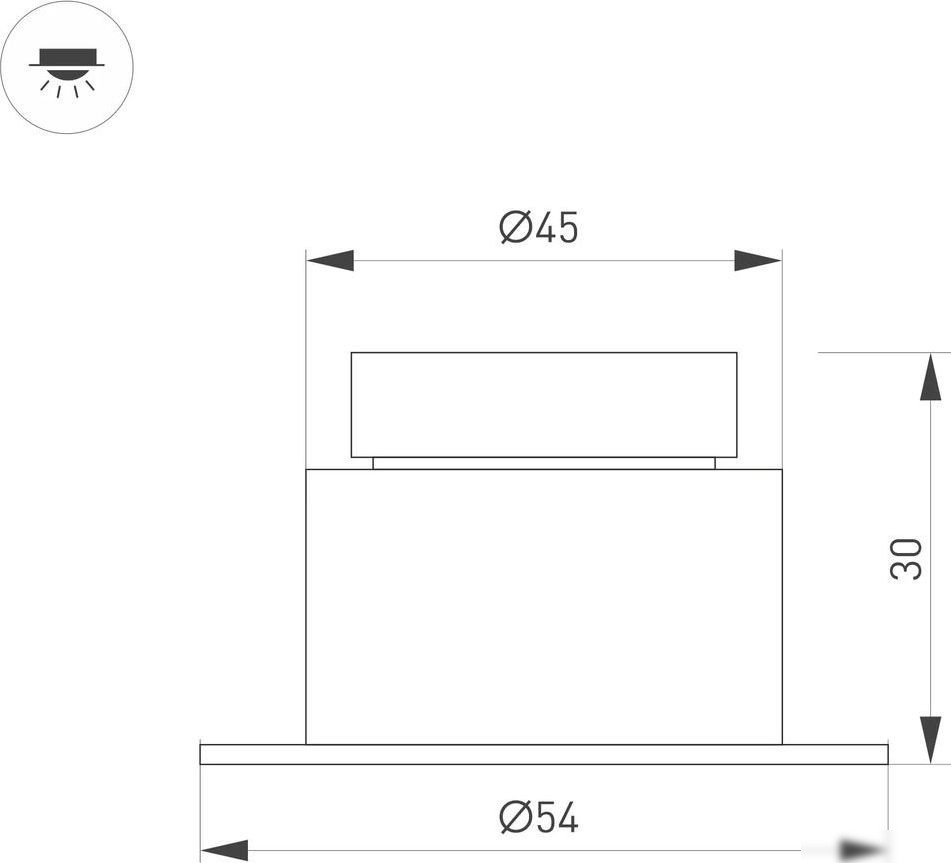 Светильник Arlight MS-Glory-Built-R54-5W Day4000 047290 – фото товара
