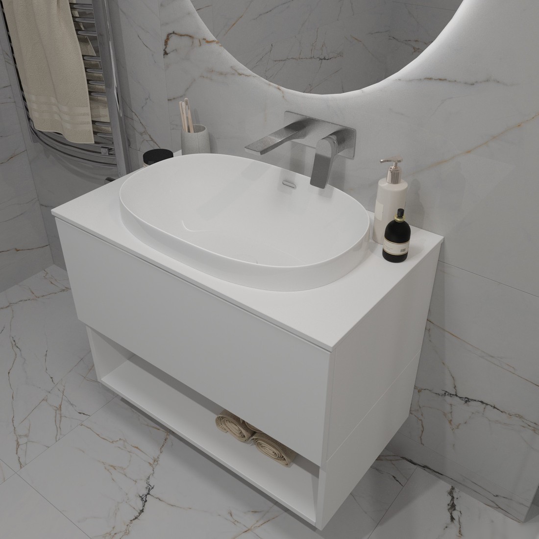 ЗОВ Столешница CLDSP18W795458C1 (белый) – фото товара