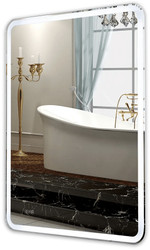 Пекам Зеркало Marta 1 80x100 marta1-80x100dcl (с подсветкой, сенсором на взмах руки и часами) – изображение в каталоге