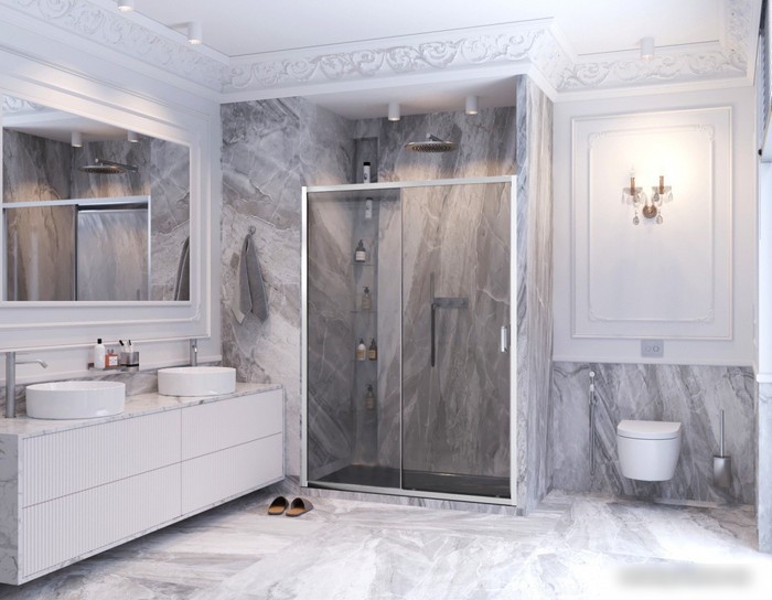 Душевая дверь Ambassador Forsa 160x200 17021122AX - фото товара