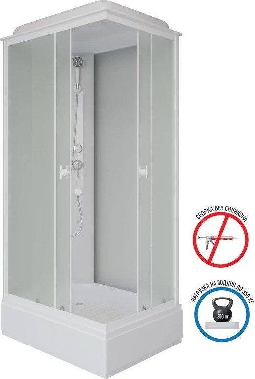 Душевая кабина Niagara Promo P110/80/26Q/MT 110x80x215 - фото товара