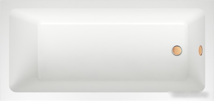 Ванна Wellsee FreeDom 150x80 231101008 (встраиваемая ванна белый глянец, ножки, сифон-автомат золото) - фото товара