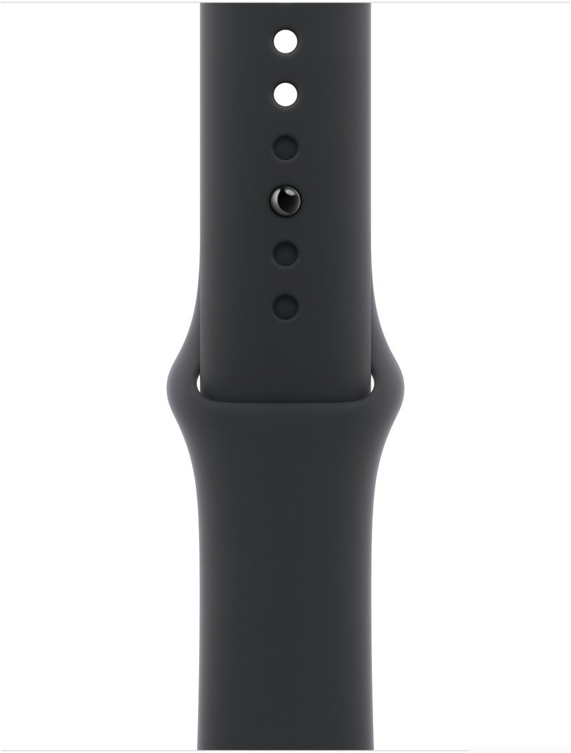 Умные часы Apple Watch Series 11 42 мм (алюминиевый корпус, космический серый/черный, спортивный силиконовый ремешок S/M) – фото товара