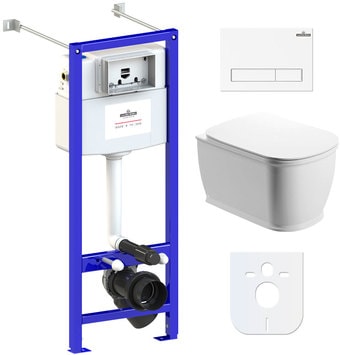 Унитаз Lavinia Boho Relfix Bell Pro Rimless 6 в 1 77050121 - изображение в каталоге