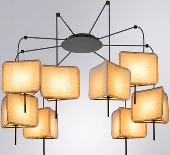 Подвесная люстра Arte Lamp A7084SP-8BK – изображение в каталоге