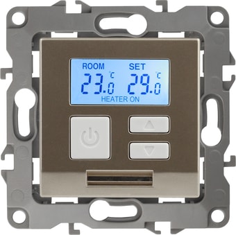 Терморегулятор ЭРА 12-4111-04 (шампань) - изображение в каталоге