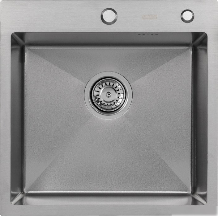 Кухонная мойка ARFEKA Eco AR 500*500 Satin Decor Volcanic Rock - фото товара