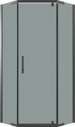 Душевой уголок Niagara Eco NG-1009-14DT 90x90x190 (черный/стекло тонированное) - изображение в каталоге
