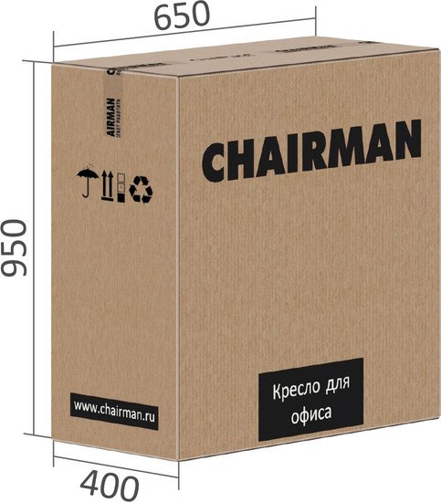 Кресло CHAIRMAN CH583 (серый) – фото товара