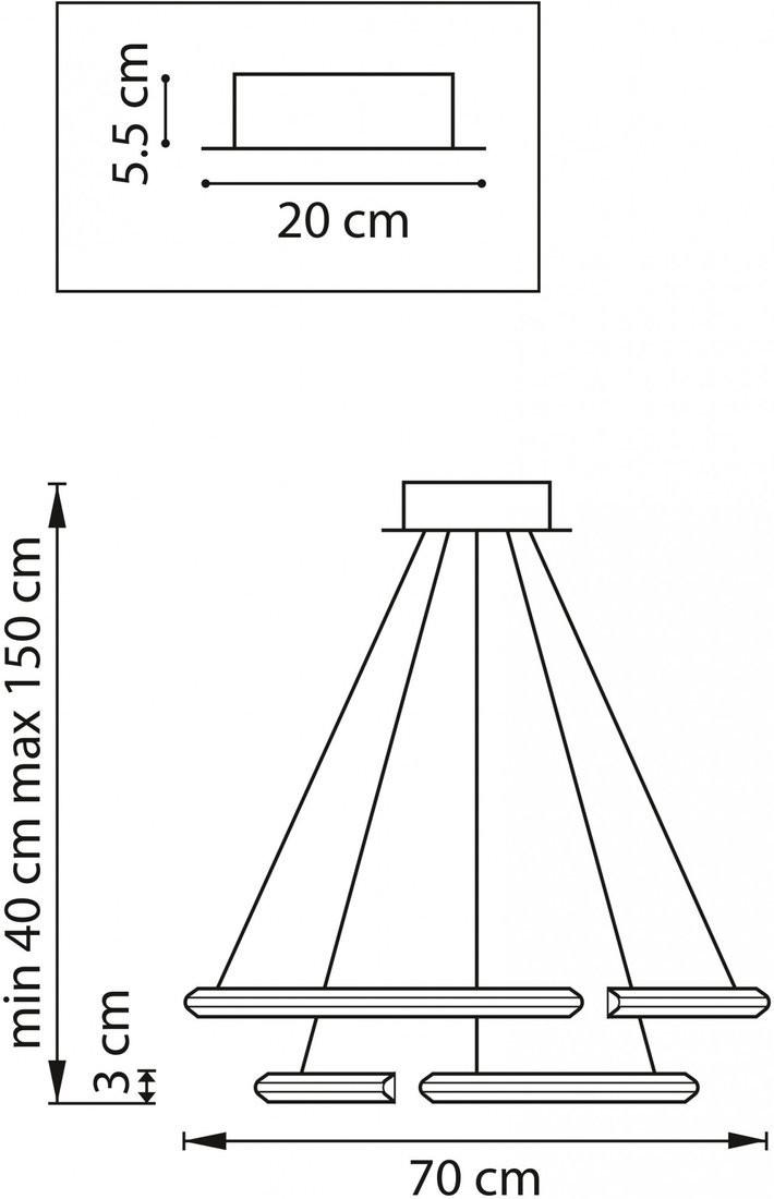 Подвесная люстра Lightstar Virata 814223 – фото товара