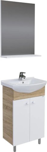 Grossman Комплект мебели для ванной Эко-60 106052-2 (комбинированный) – изображение в каталоге