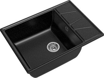 Кухонная мойка GranFest GF-V-680L (черный) - изображение в каталоге