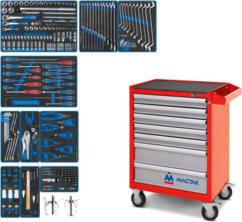 Универсальный набор инструментов King Tony Drive 934-251AMR (251 предмет) – изображение в каталоге
