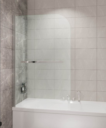 Стеклянная шторка для ванны Grossman GR-104/1 150х90 – изображение в каталоге