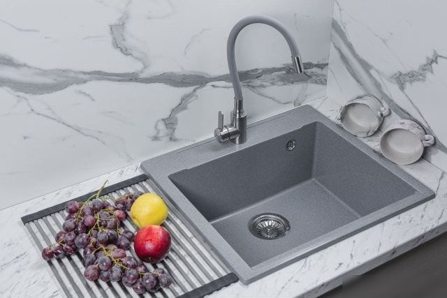 Кухонная мойка AV Engineering Unit AVE550500SLA (серебристый) - фото товара