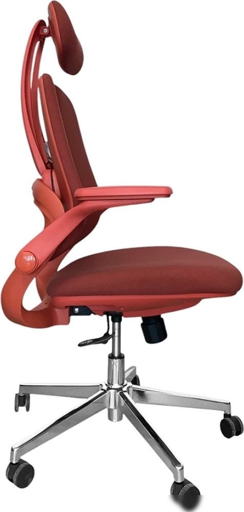 Офисное кресло SitUp Kwin Red Chrome (ткань Red/Red) – фото товара