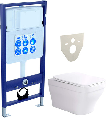 Унитаз подвесной Aquatek Амадео AQ1163-00+INS-0000012 - изображение в каталоге
