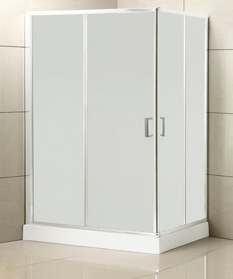 Душевой уголок BelBagno UNO-195-AH-2-120/90-P-Cr (текстурное стекло) - изображение в каталоге