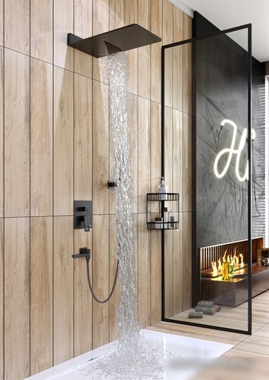 Душевая система Timo Briana SX-7119/03SM (черный) - фото товара