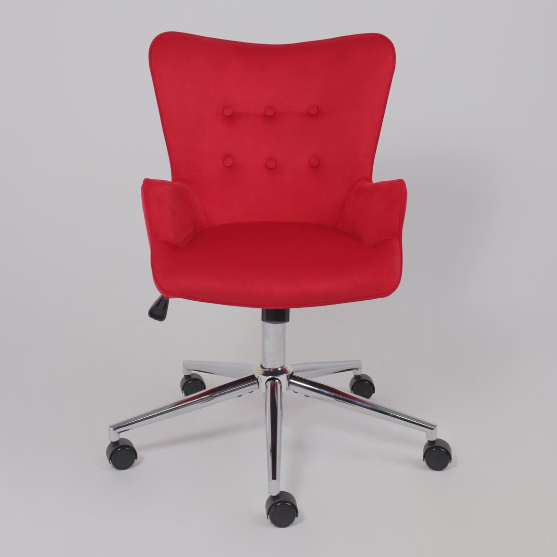 Офисное кресло AksHome Bella chrome Seven 313 (велюр/фуксия) – фото товара