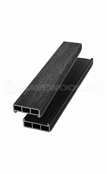 Перила ДПК для ограждений Savewood Arbor (T) 86х32х3000, Черный