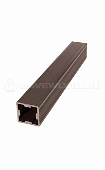 Столб промежуточный из ДПК Savewood 70*70 (R) Терракот, 1м