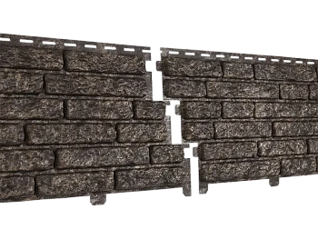 Сайдинг Ю-пласт Stone House Кварцит Коричневый