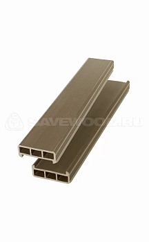 Перила из ДПК для ограждений Savewood 86*32 Тик (R), 4м