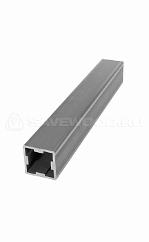 Столб промежуточный из ДПК Savewood 70*70 (R) Пепельный, 1м