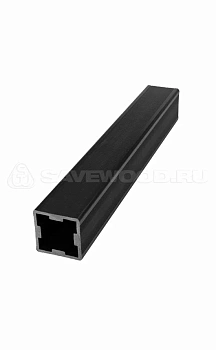 Столб промежуточный из ДПК Savewood 70*70 (R) Черный, 1м